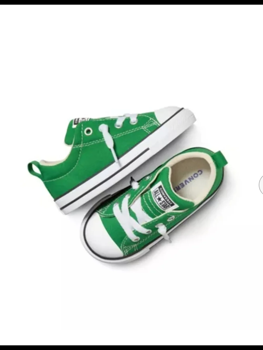 Converse Kids' Street Ox Low Top Sneakers Green Size 5T